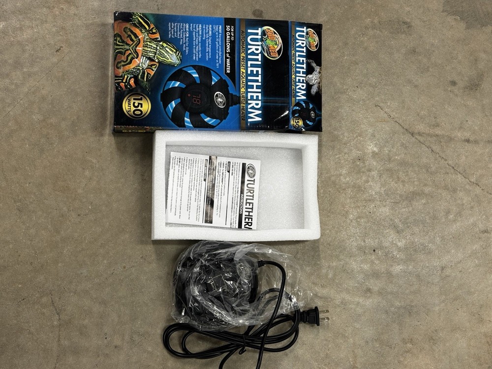 ZOO MED TURTLETHERM AUTOMATIC AQUATIC TURTLE HEATER - 50 WATTS