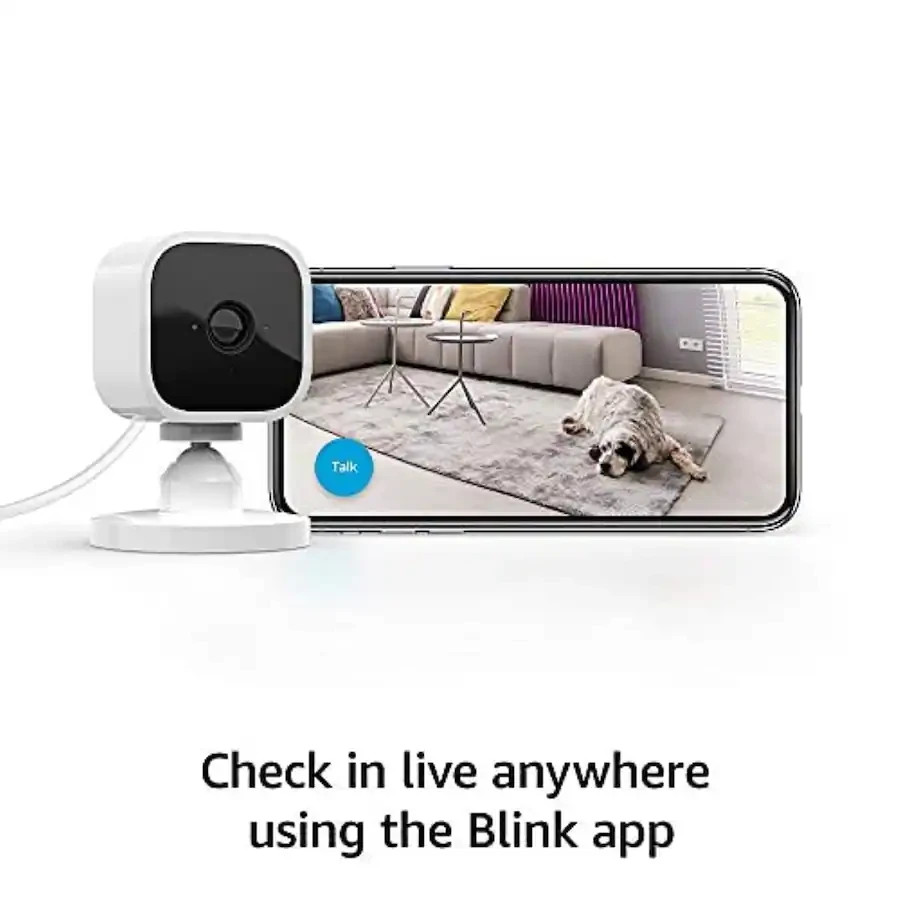 Blink Mini Indoor Plug-In HD Smart Security Camera - Pack of 2