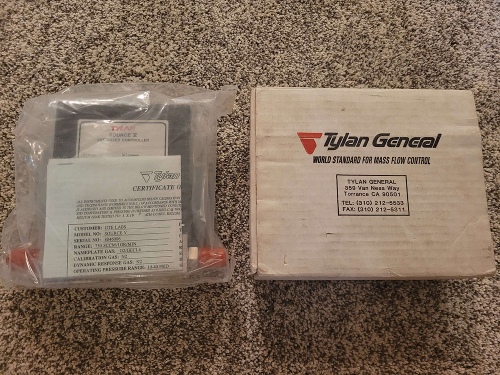 Tylan Source V Vaporizer Controller in box 750 SCCM O2