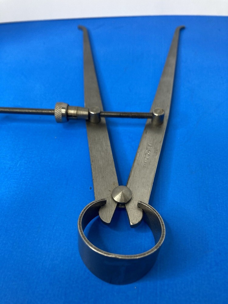 ALYCO 9 1/4" Long Yankee Spring Inside Caliper Flat Leg - Solid Nut - SPAIN VTG