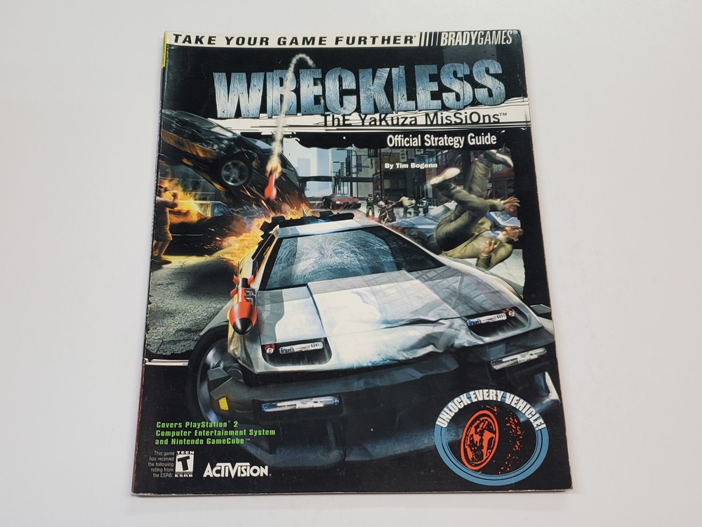 Wreckless Prima Strategy Guide Book *wear