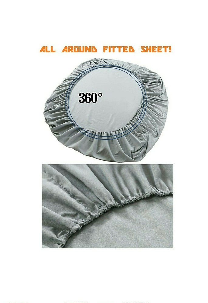 Shet Sheets Cube Pattern 1500 Thread Count (6-Piece Set) Queen Size