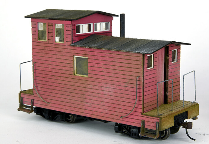 On30 Caboose Conversion kit, fits Backmann On30 18ft Flat car