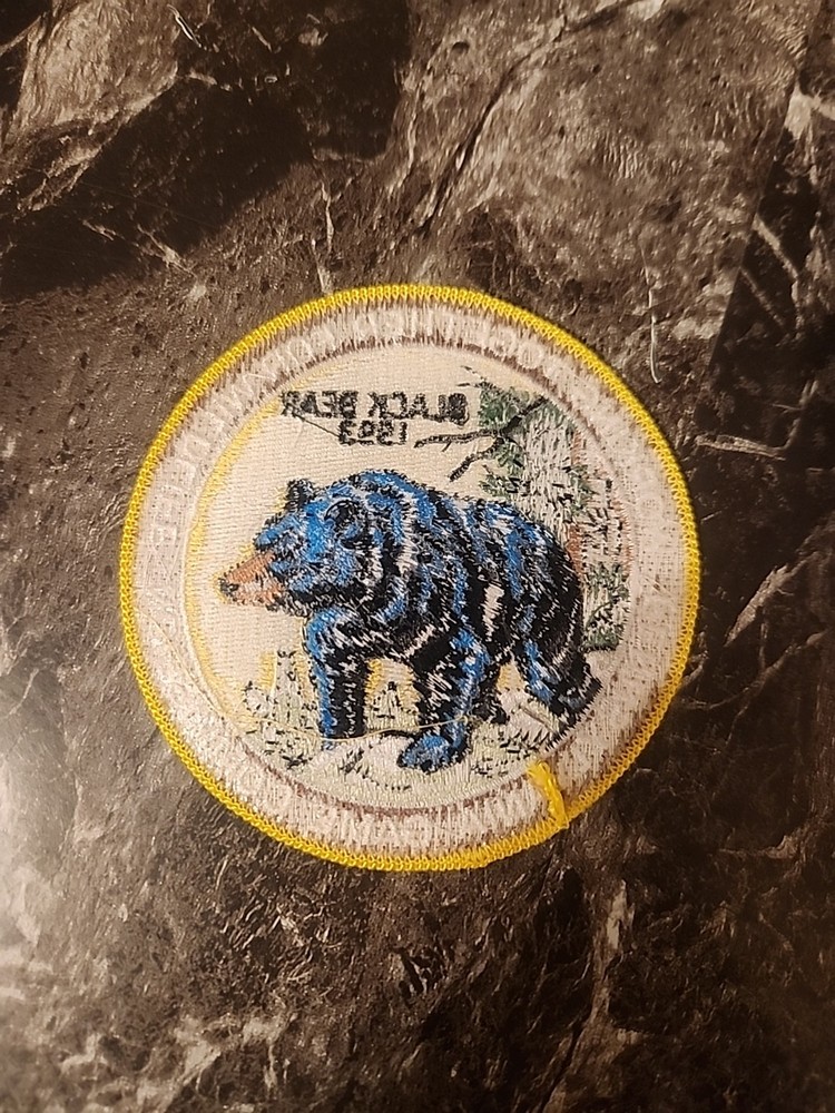 1993 Black Bear Game Commission Working Together For Wildlife Patch