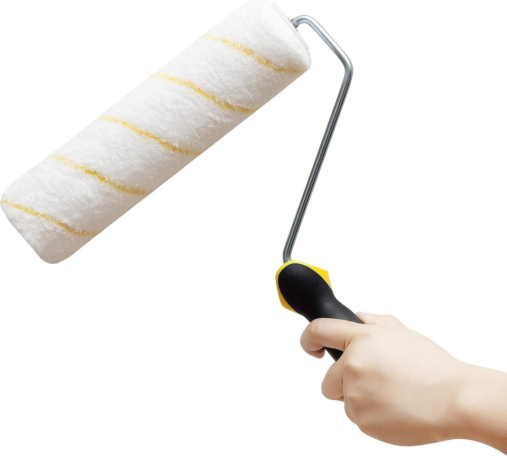 12-Pack Paint Roller Covers 9 Inch, 1/2" Nap Microfiber Paint Roller Kit for Pai