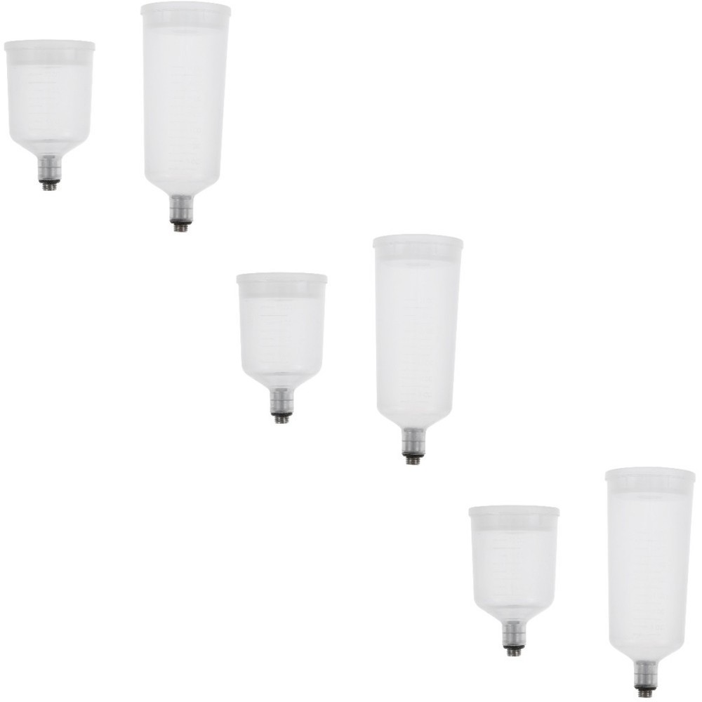 6 PCS Split-type Airbrush Use Paint Container Replaceable Airbrush Pigment Cup