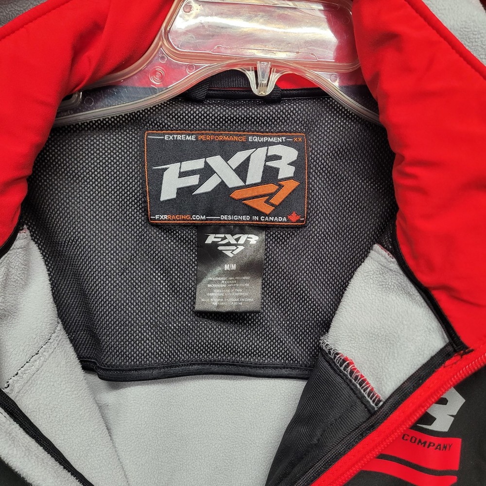 Men's FXR Racing Black/Red Renegade Softshell Jacket Size MEDIUM