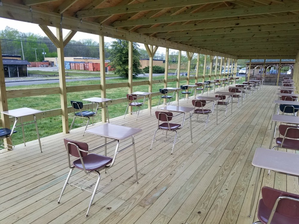 CLASSROOM USED COMBO STUDENT DESKS. CALL FOR CRAZY BULK DISCOUNT.