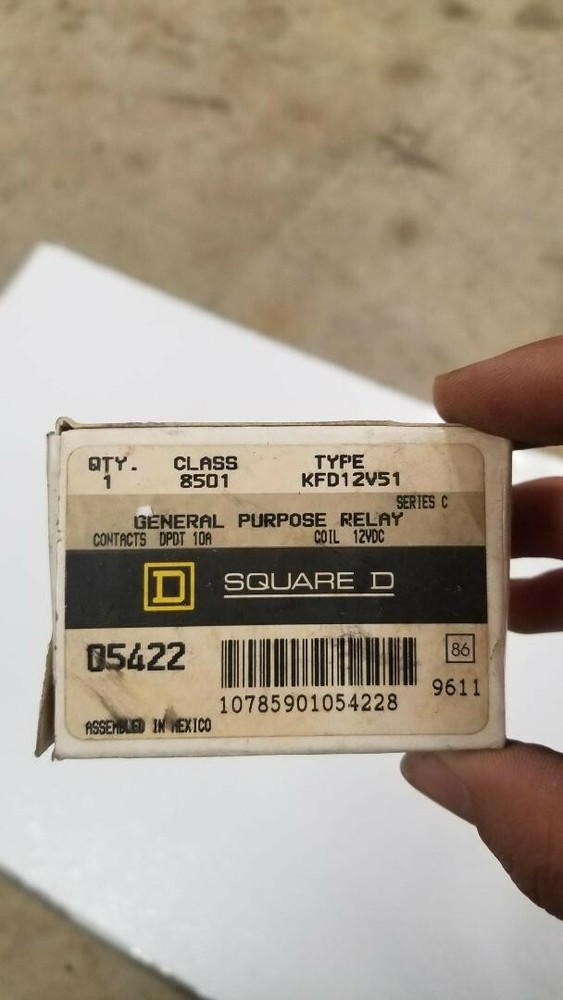 Square D 5422 General Purpose Relay