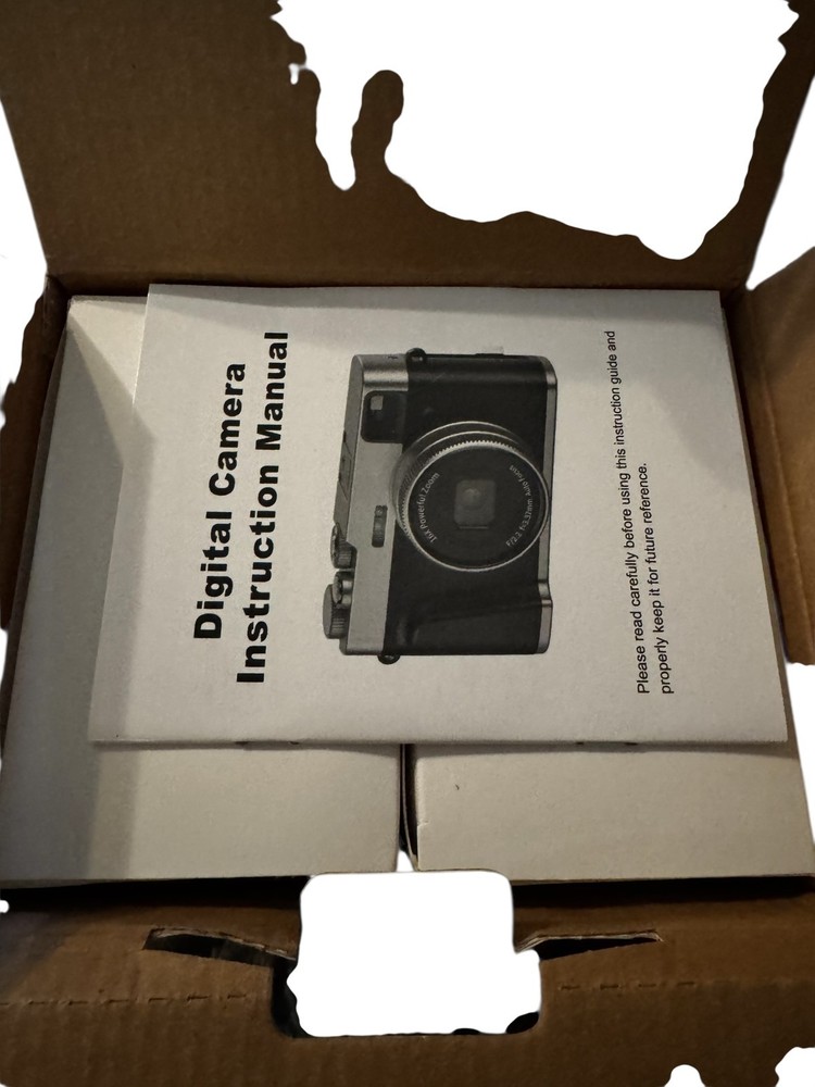 4K Portable Digital Camera - Brown - New