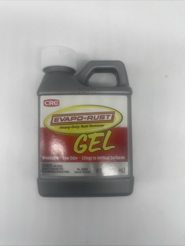 Crc Evapo-rust Gel Rust Remover, 8 Fl Oz, Rust Remover for Vertical Surfaces, El