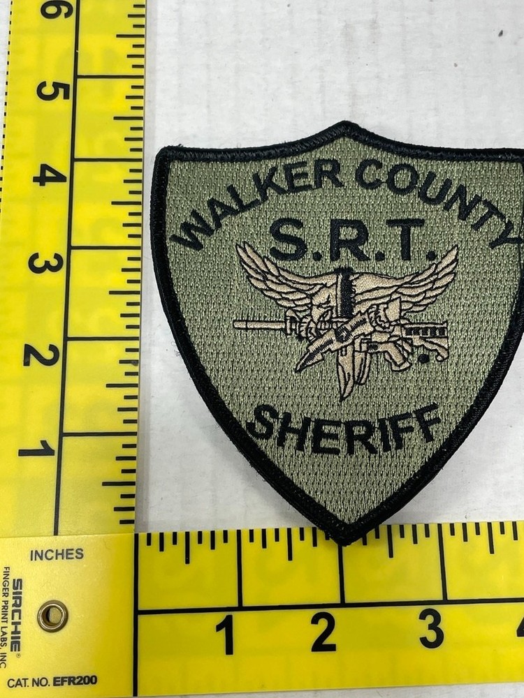 Walker County Sheriff SRT subdued patch Police obsolete
