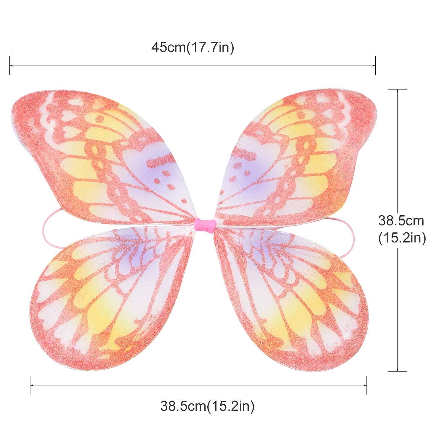 Fairy Wings, Costumes for Kids Butterfly Fairy Wings Sparkle Princess Wings 4PCS