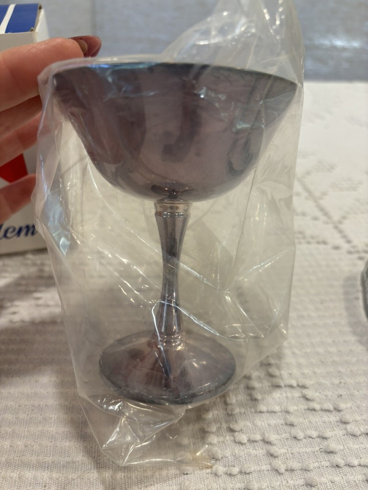 Vintage Salem Silversmiths 5” Silverplate Goblet