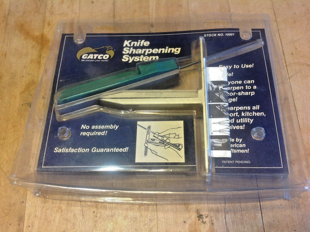 Gatco Knife Kitchen Utensil Sharpener Sharpening System 10001 New In Pkg