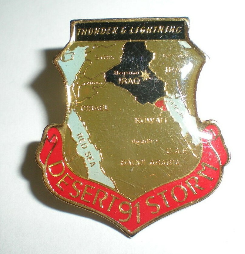 OPERATION DESERT STORM JACKET PIN
