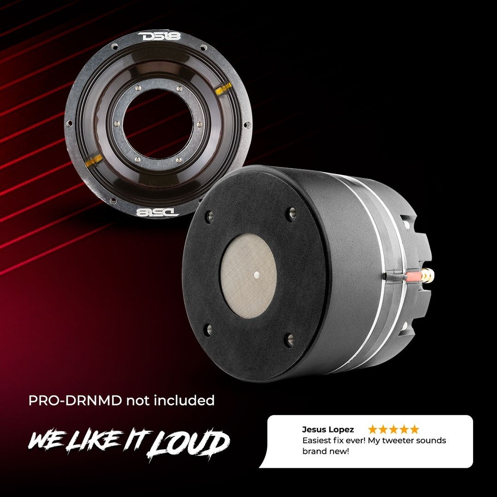 DS18 3.5" Polymer Replacement Diaphragm for PRO-DRNMD Universal 8-Ohm Drivers