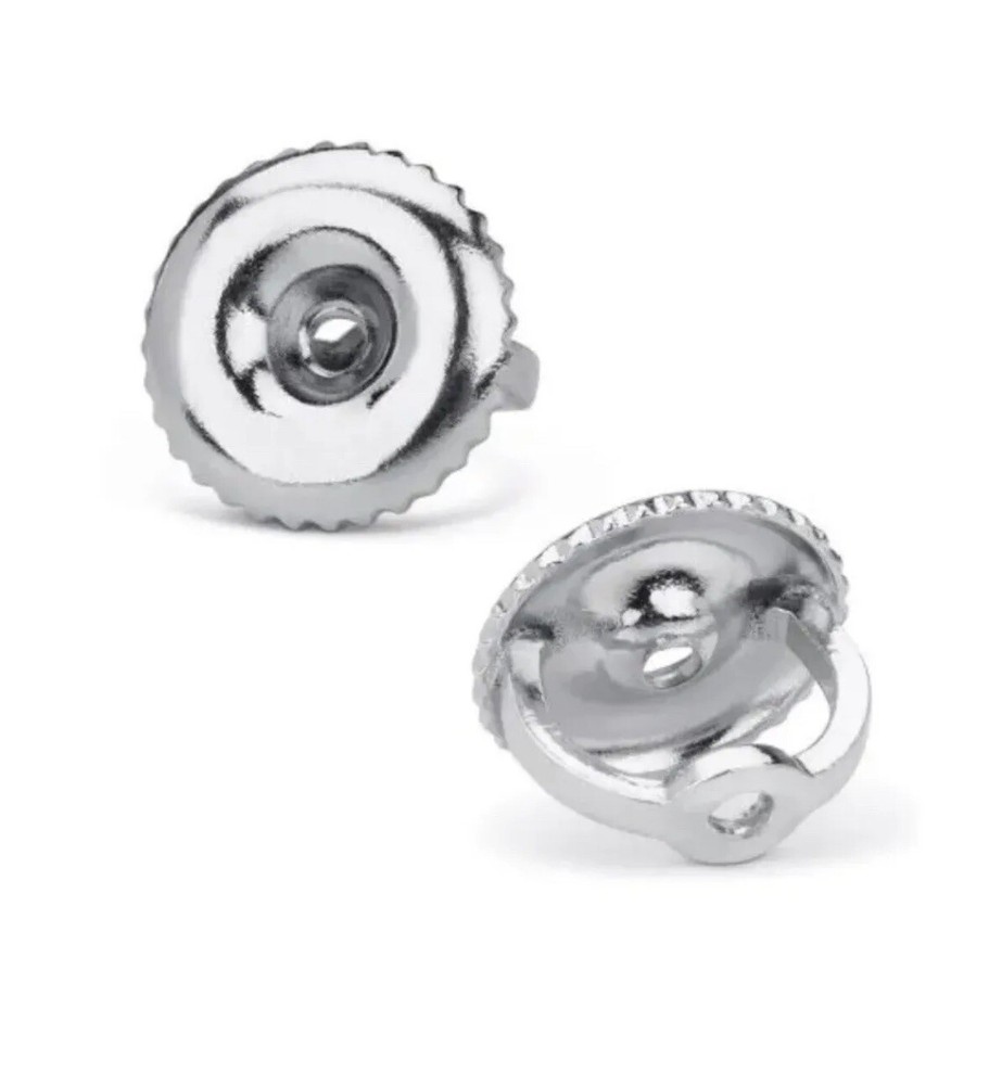 14k White Gold Replacement 1 Pair Screw Back for Stud Earrings Value $75.00