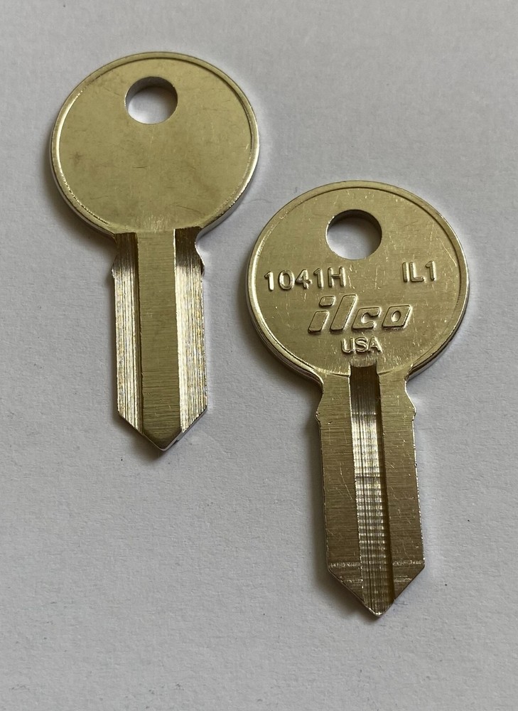 (2) Stack-On Gun Cabinet Key Blanks - get  local locksmith hardware store to cut