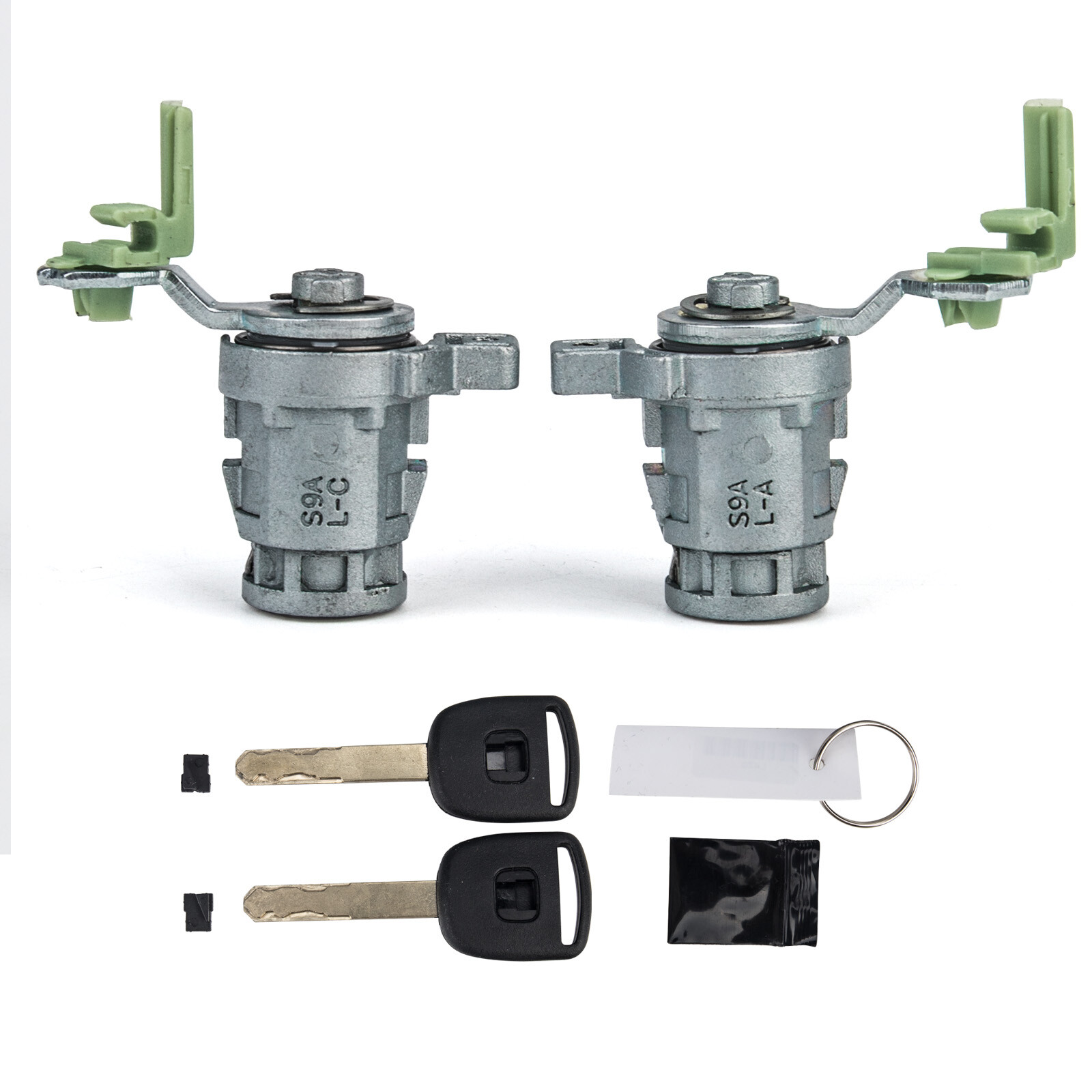 Fit 2002-2006 Honda CRV CR-V 2.4L Left & Right Door Lock Cylinder w/ 2 Keys