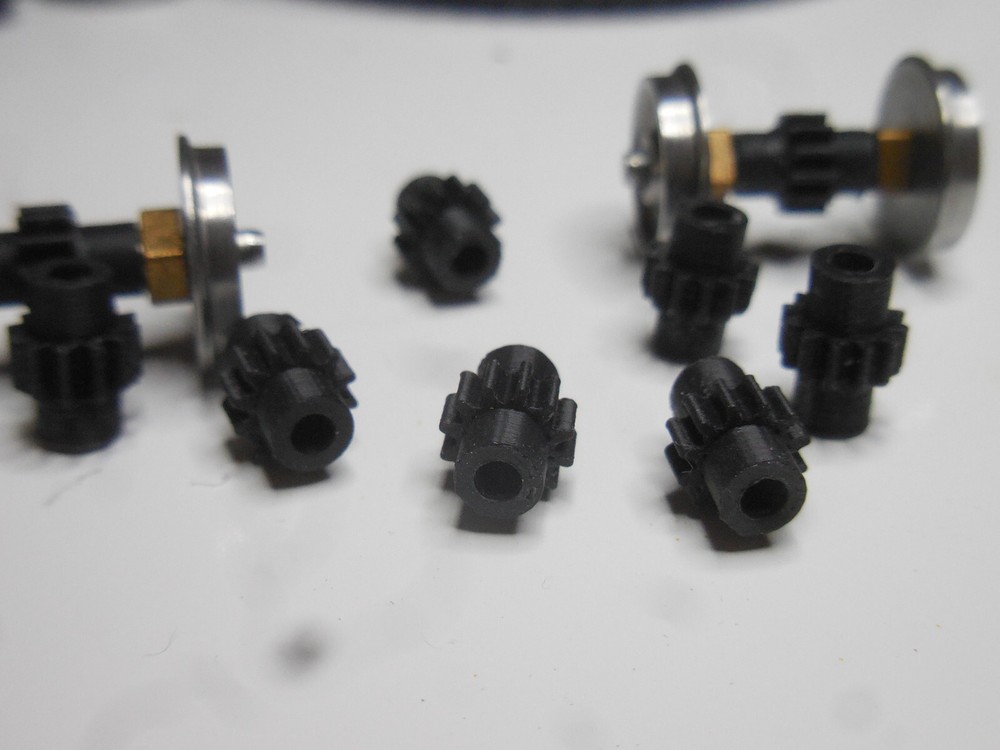 6 X Athearn, Proto 2000 Type Replacement Axle gears, Improved (READ UPDATE) HO