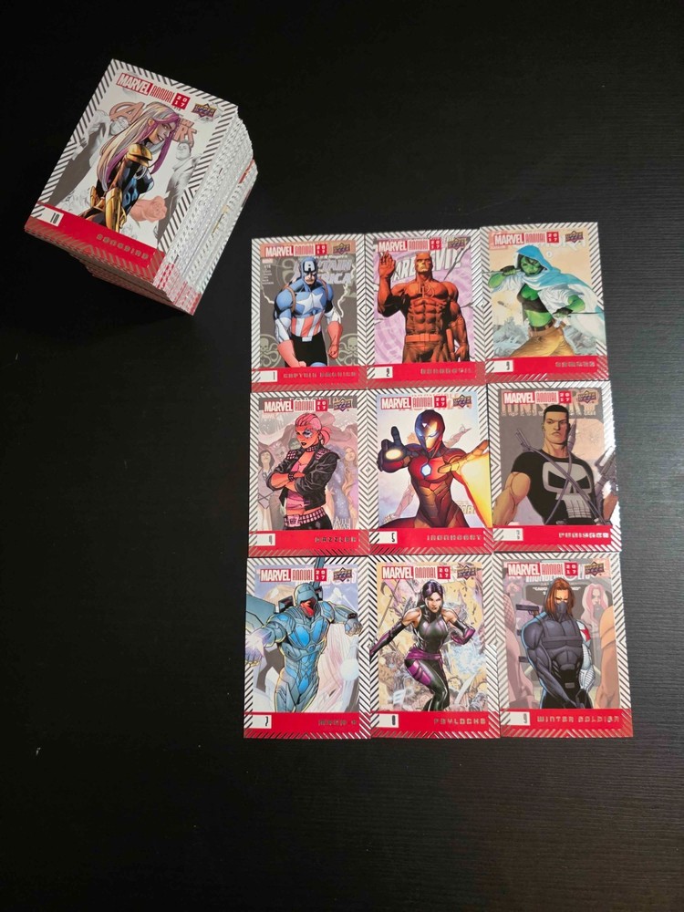 2017 MARVEL ANNUAL COMPLETE 150 CARD BASE SET