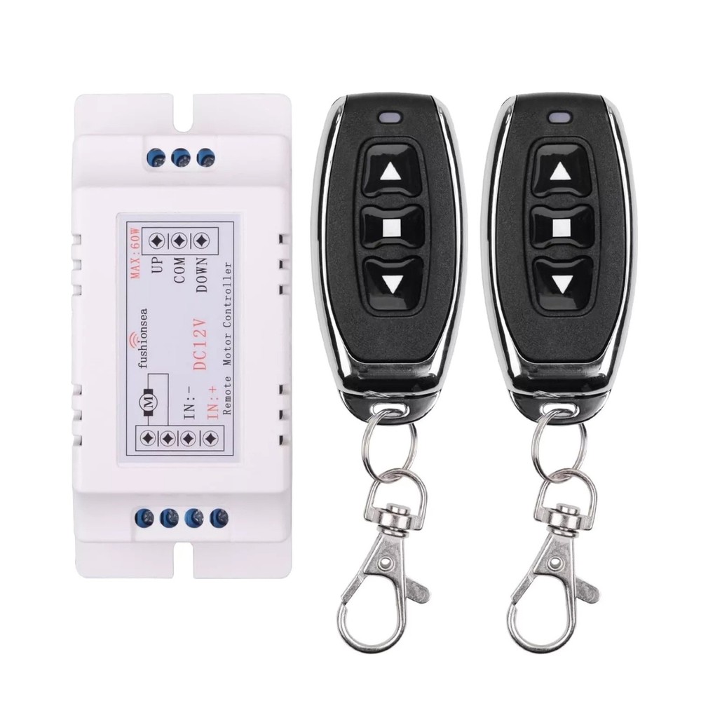 Motor Wireless Remote Switch Universal 2 Channel RF433MHz Remote Control 12V