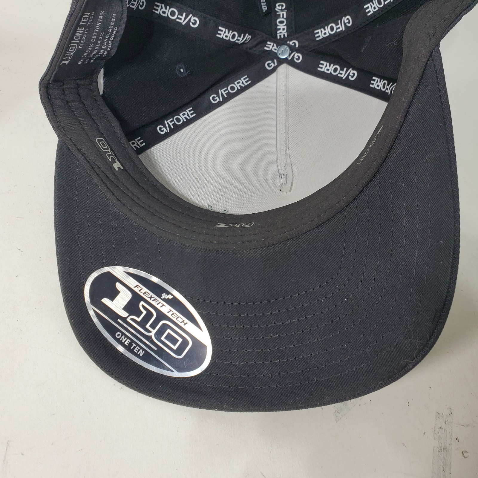 G Fore Hat Mens Black Country Club Hack Snapback Trucker Flexfit Tech 110