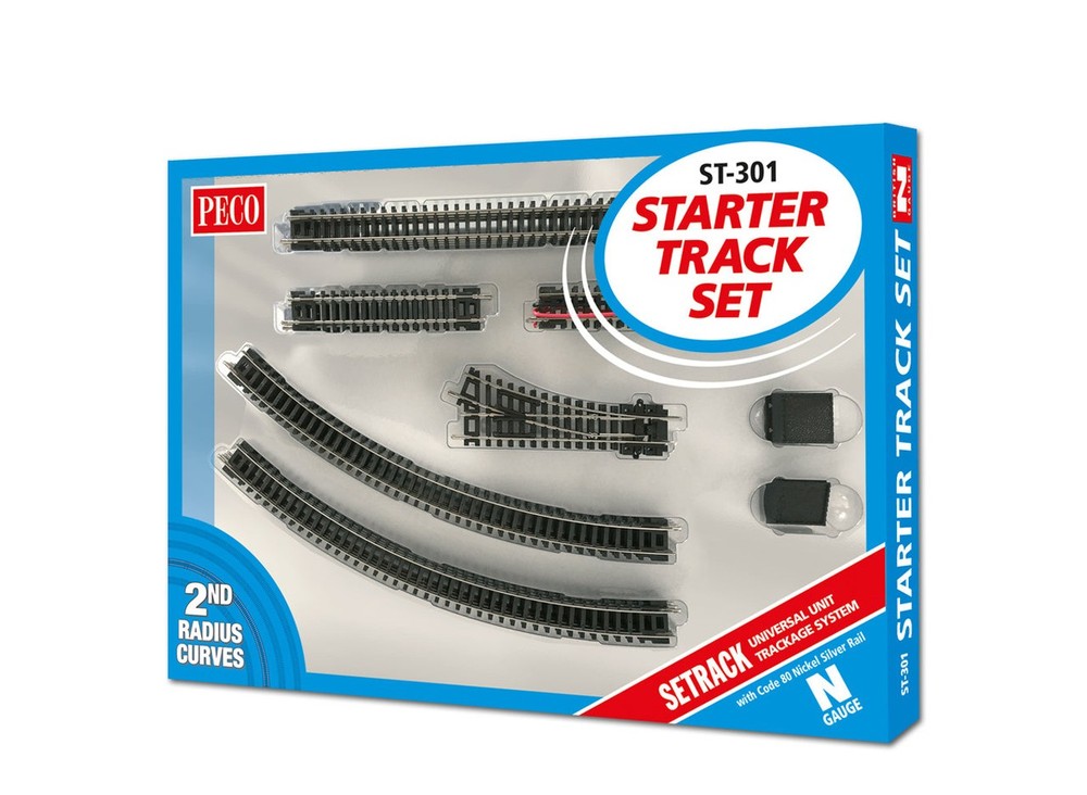 Peco ST-301 N STARTER TRACK SET-RADIU