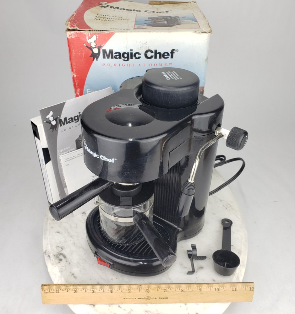 Magic Chef Espresso Cappuccino Maker Machine - New Coffee MCEX98V