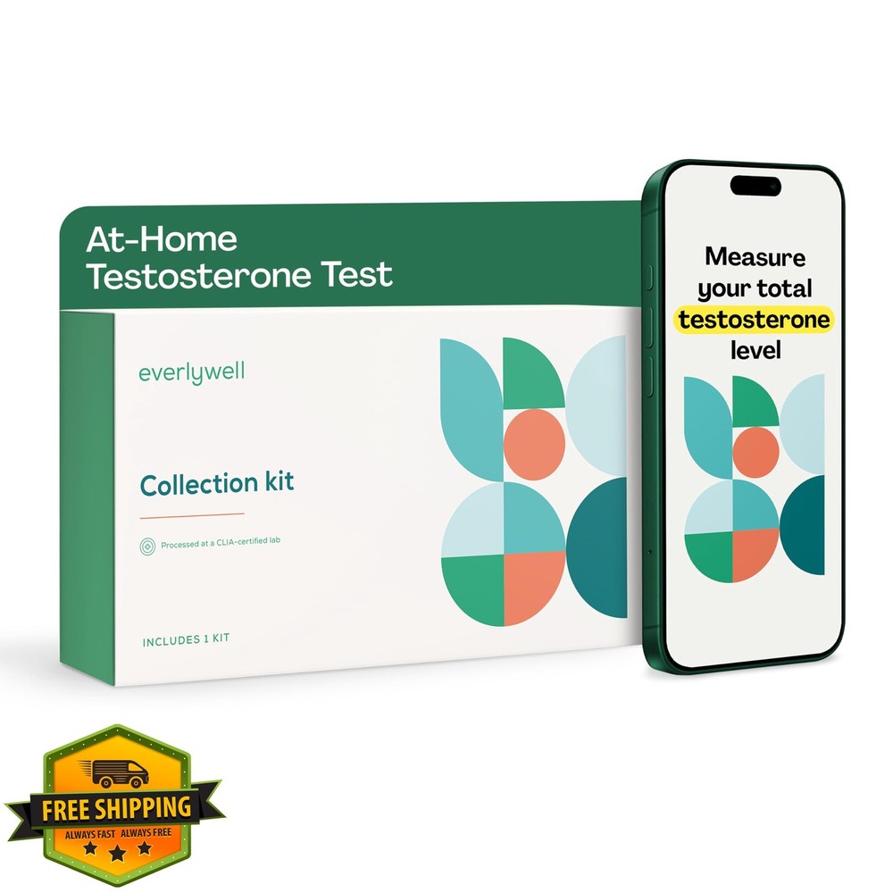 Everlywell Testosterone Home Test Kit for Men CLIA Certified