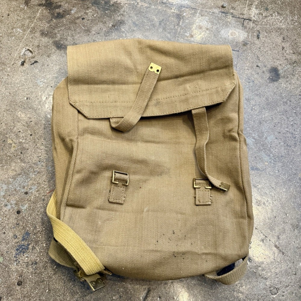 Original WWII British Web Gear Main Backpack Bag Dated 1943