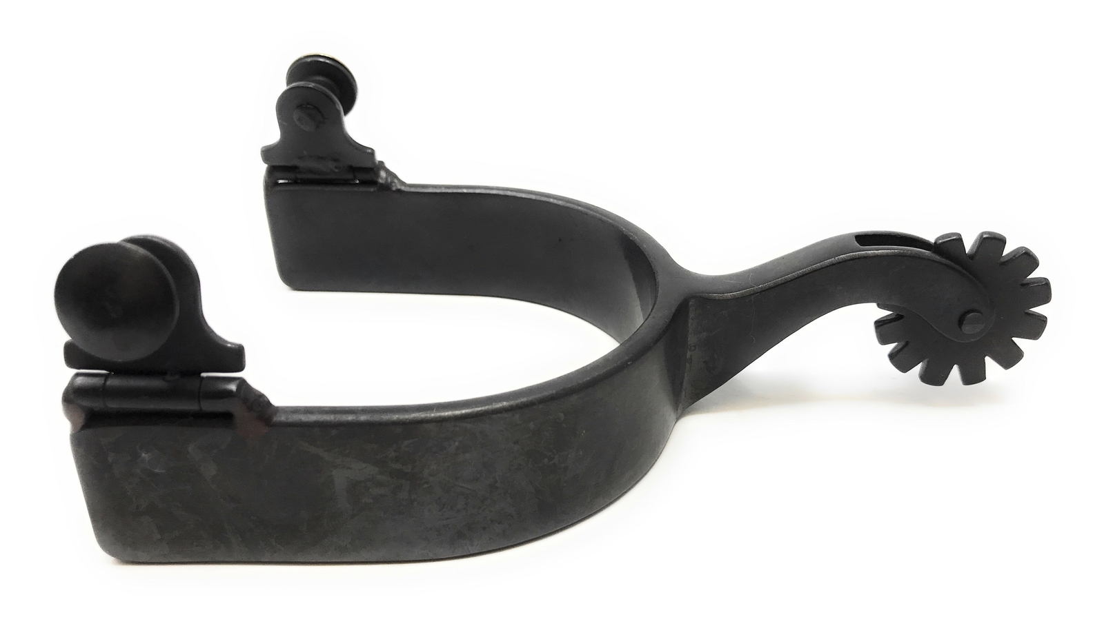 AJ Tack Antique Brown Revolver Spurs - Mens