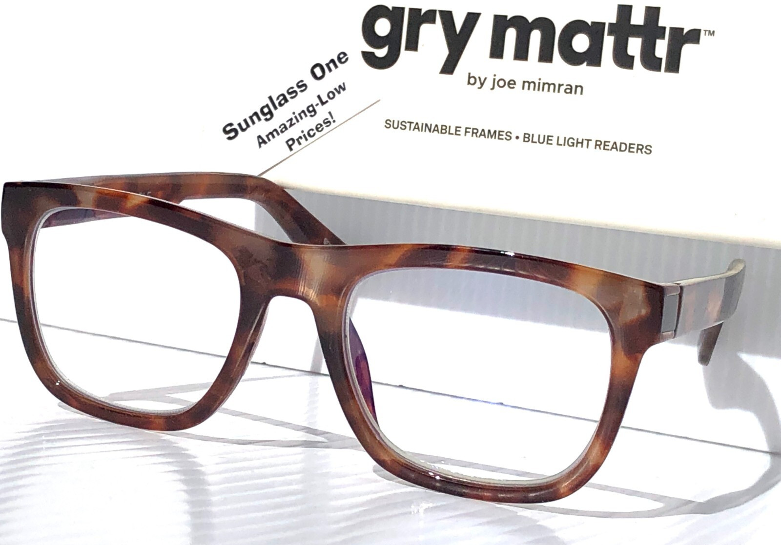 Gry Mattr DESIGNER READERS Tortoise Frame SOCIABLE Blue Light Blocking Eyewear