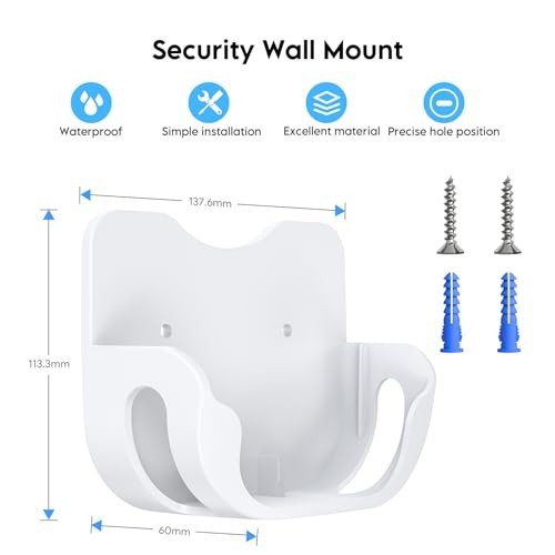 eero 7 Wall Mount Kit, erro 7 Mount Bracket Optimize Space&Cable White, 1 Pack