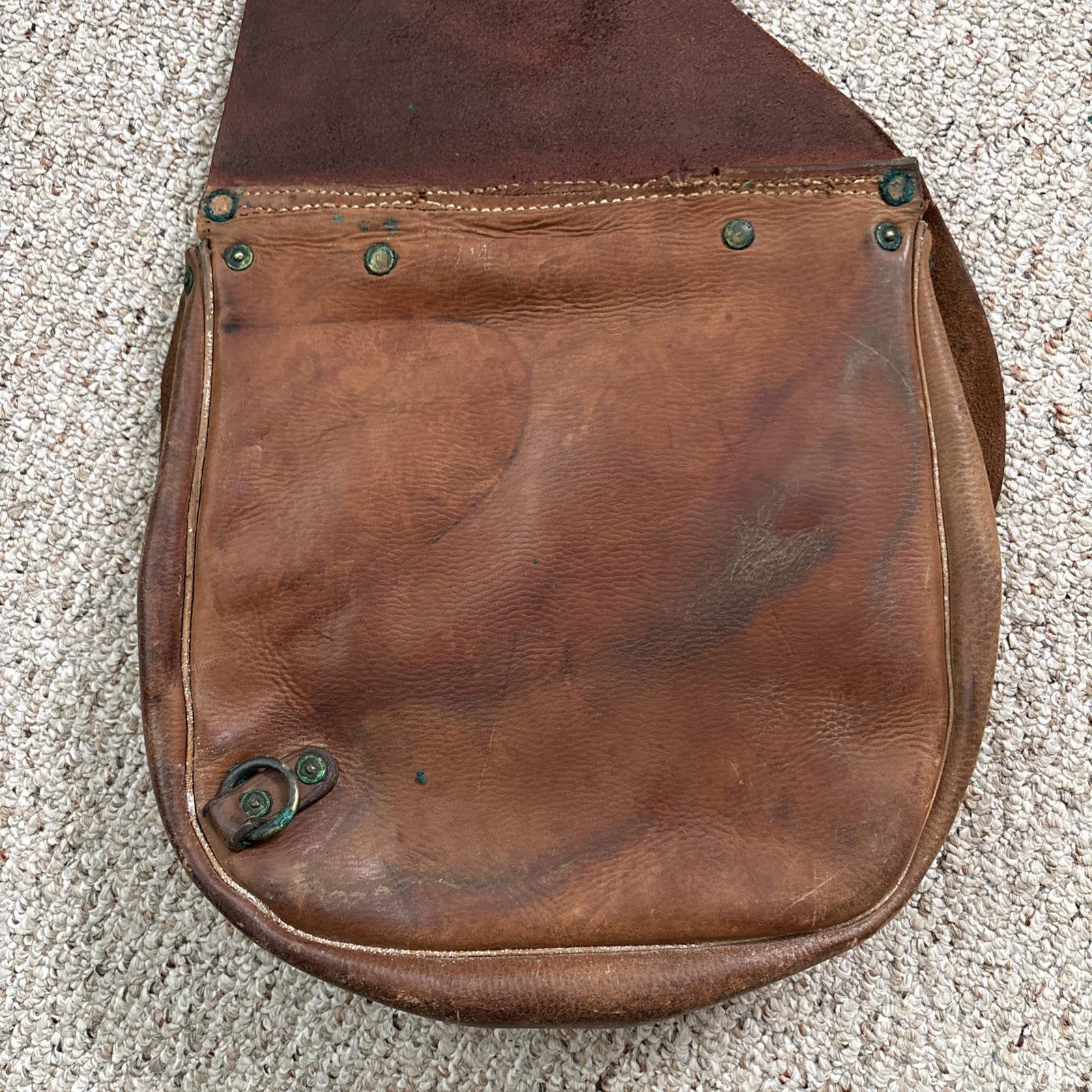US Cavalry Saddle Bags WWI Antique Leather US Military Saddle Bags Army