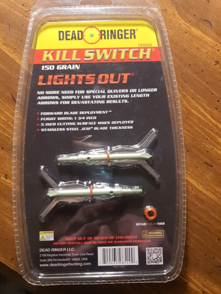 Dead Ringer Kill Switch 150 Grain