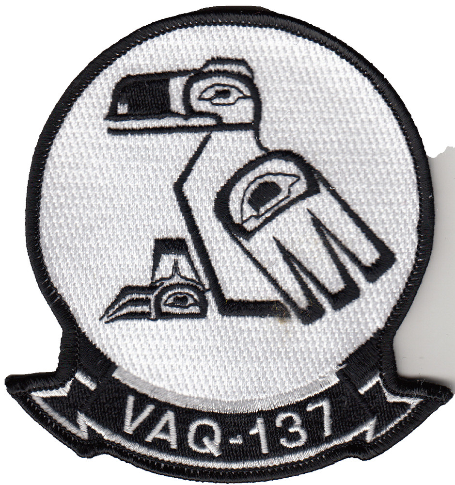 VAQ-137 ROOKS COMMAND WHITE CHEST PATCH [Item 137003]