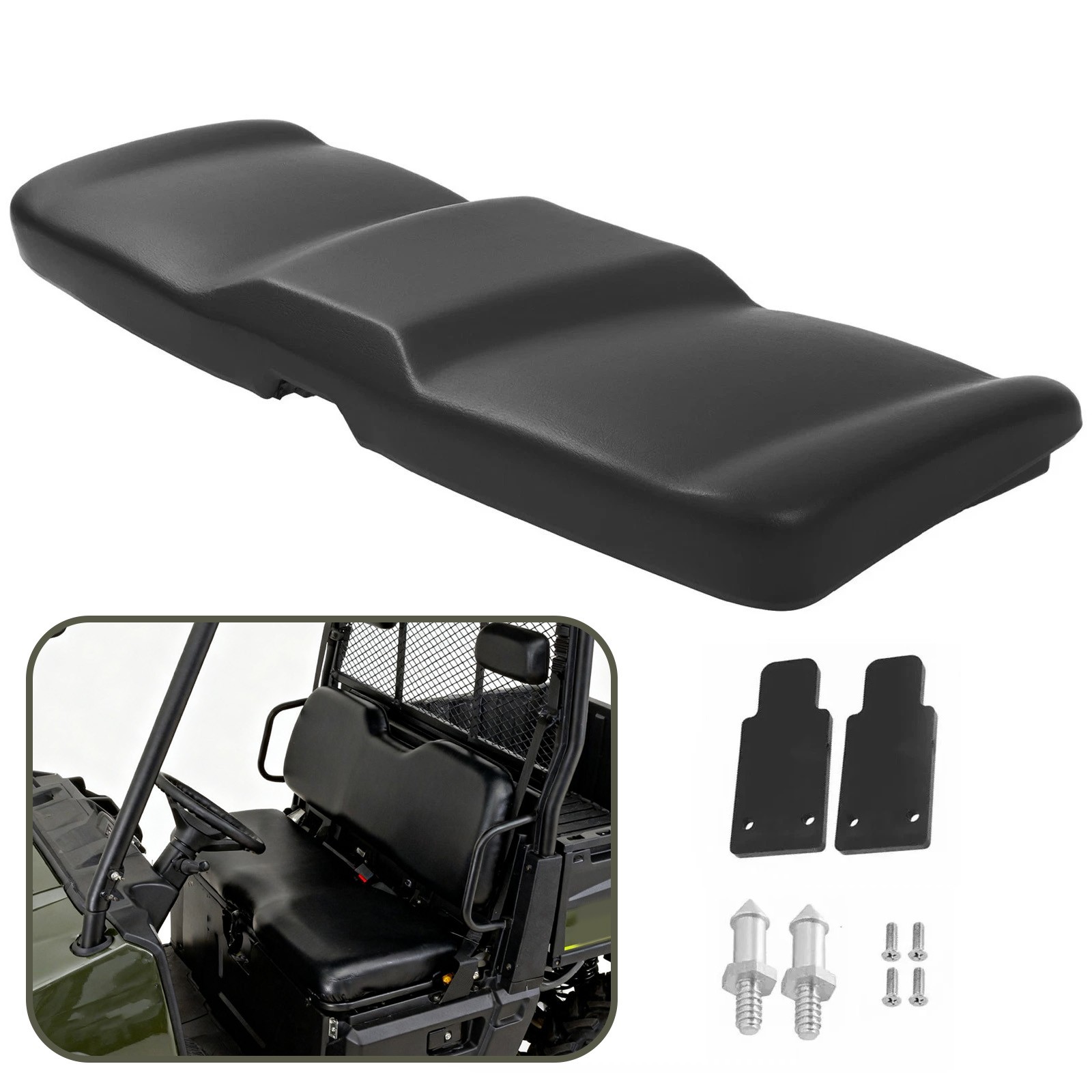 Black Seats Bottom Cushion For Polaris Ranger 800 XP 4x4 2012/ 800 Crew 2010-14