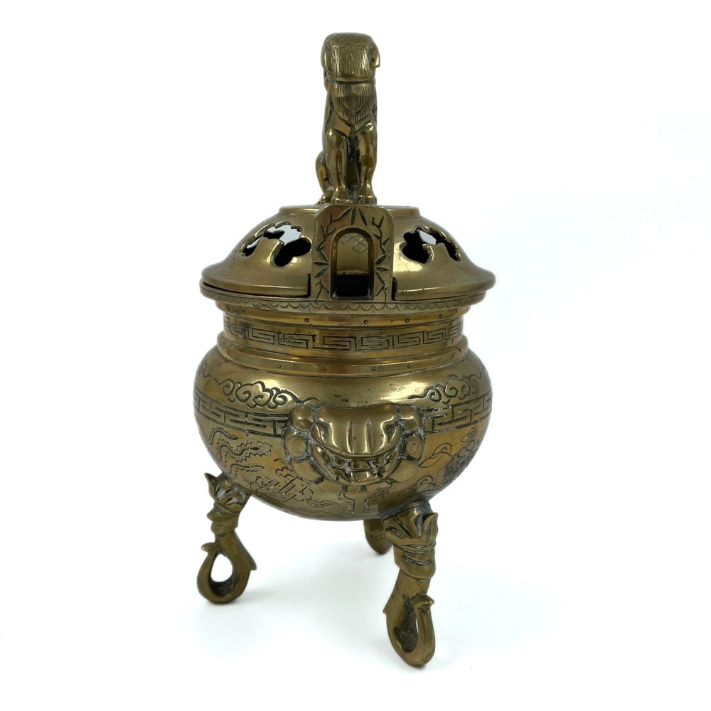 Vintage Foo Dog Incense Burner