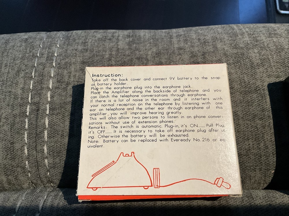 Listen In Amplifier Chadwick Miller