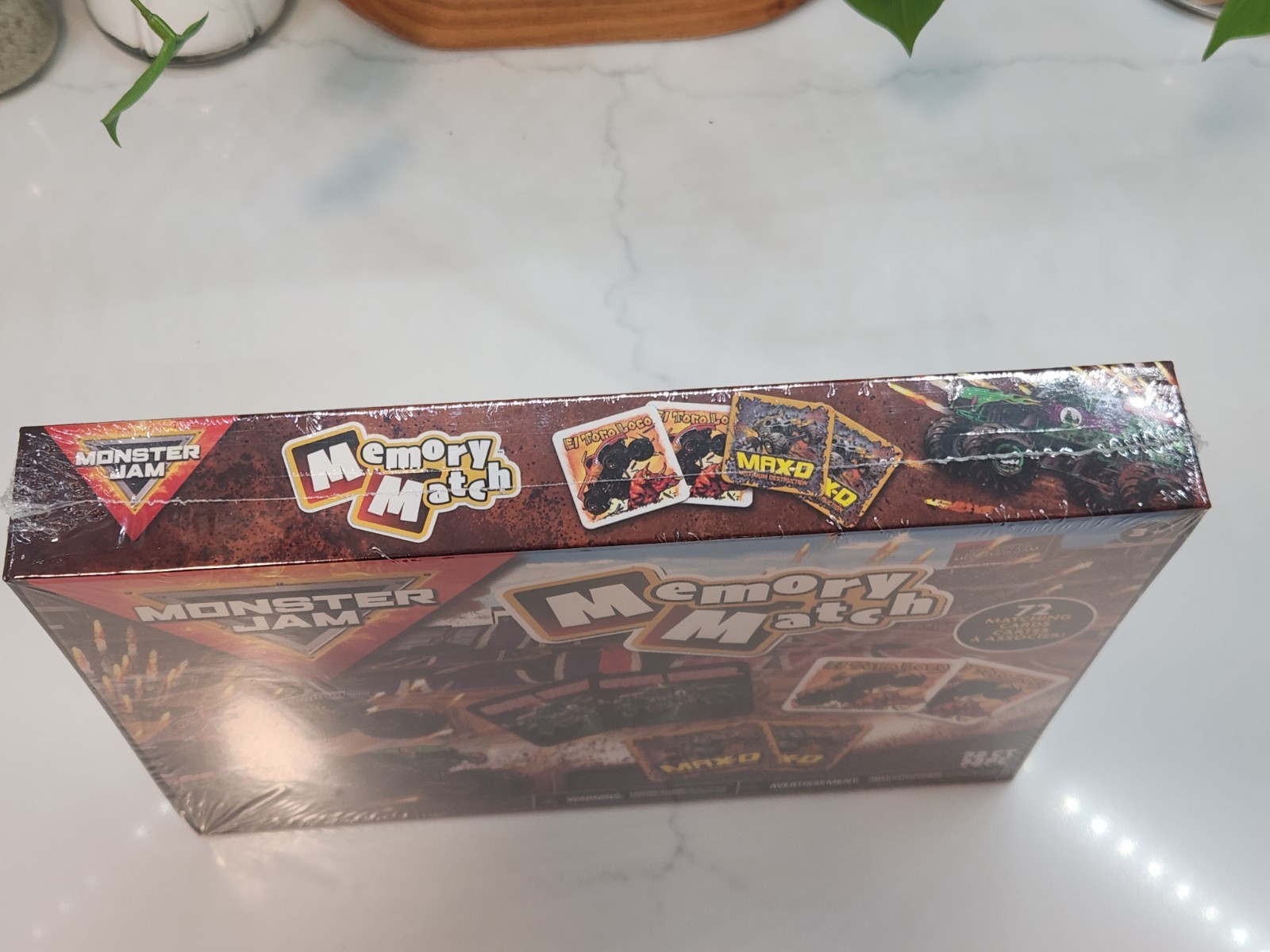 Monster Jam Memory Match Card Game 72 Matching Cards Brand New Factory Sealed