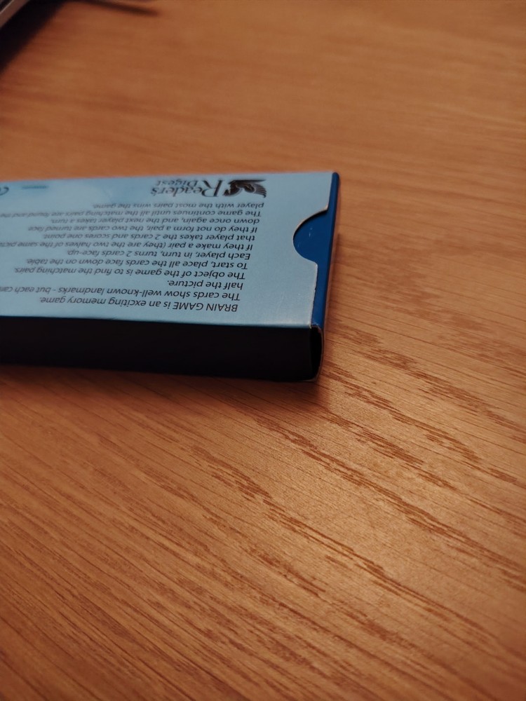 Brain Game Memory Card Game Famous Landmarks Readers Digest