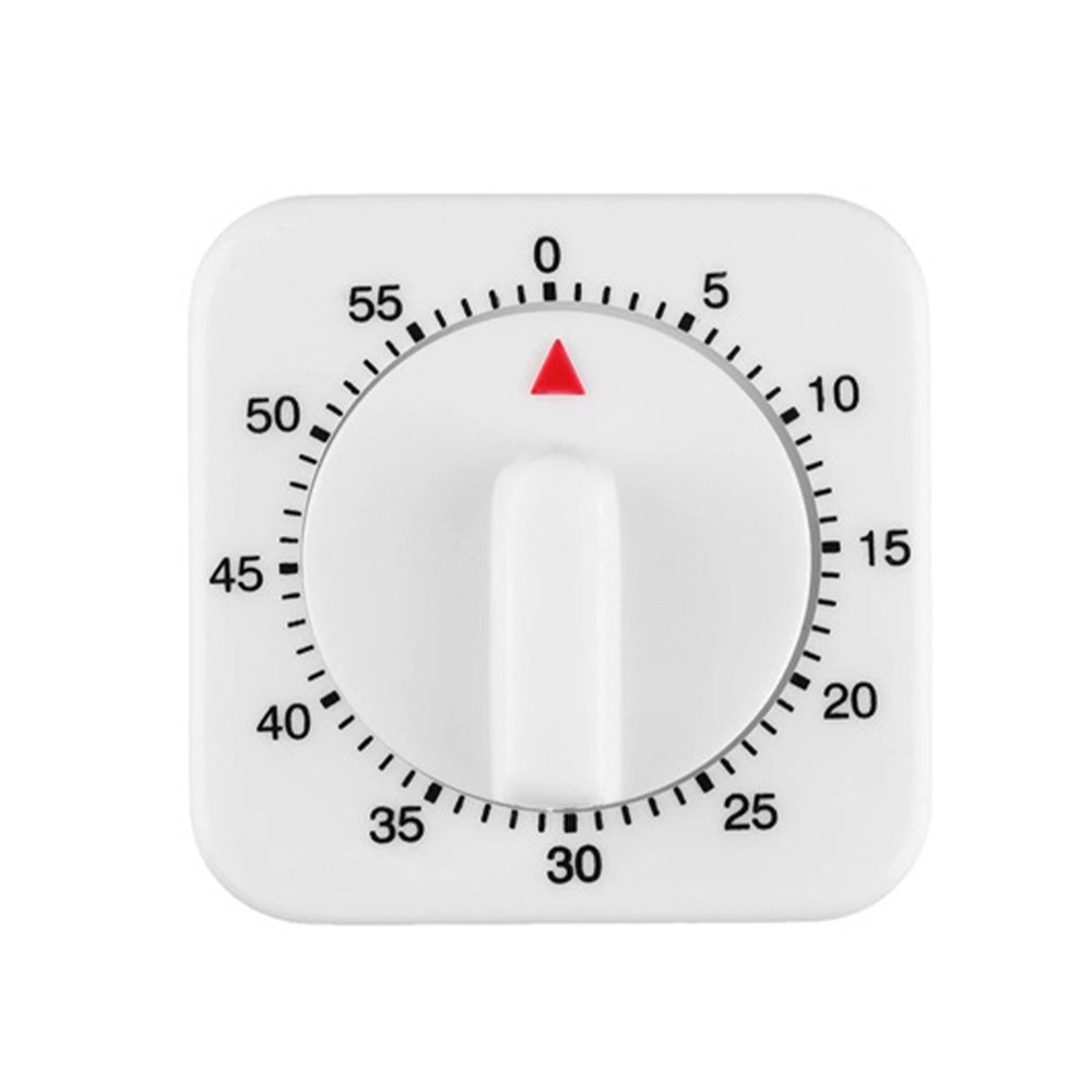 60 Minutes Timing Range Square Mechanical Timer Kitchen Cooking Alarm Tool b