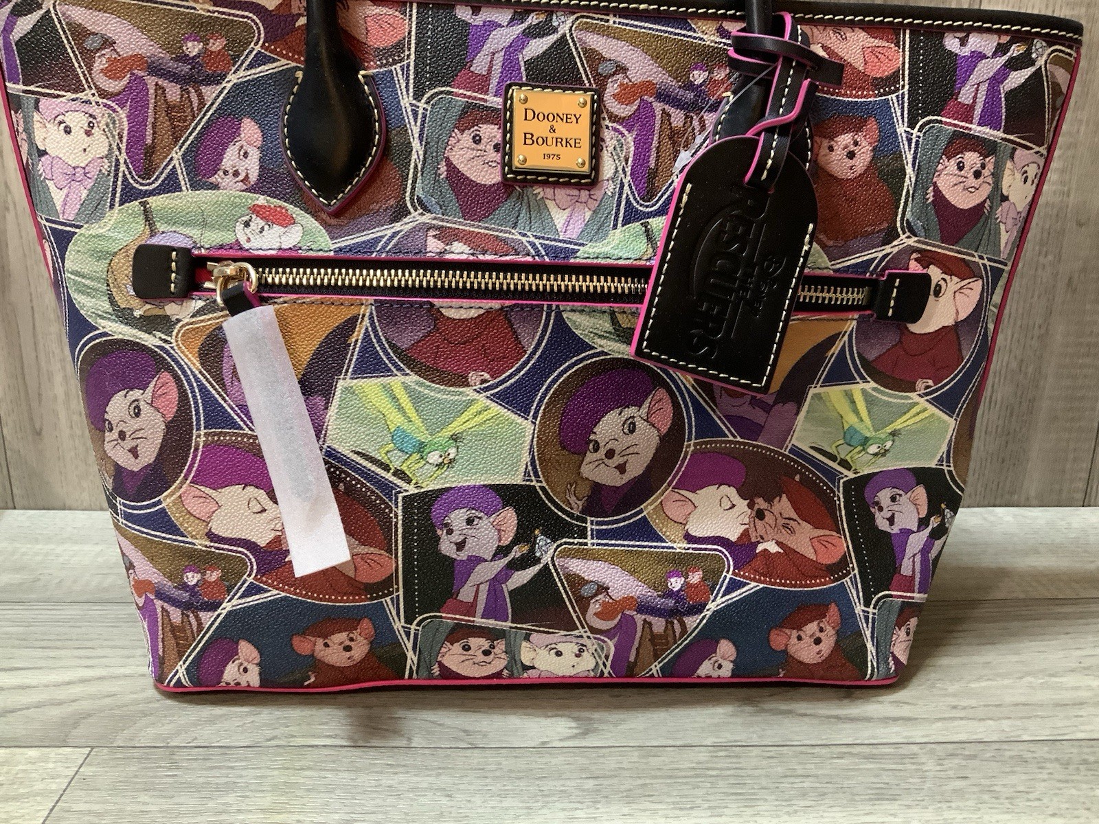 Dooney & Bourke Disney The Rescuers Tote Bag Purse NWT