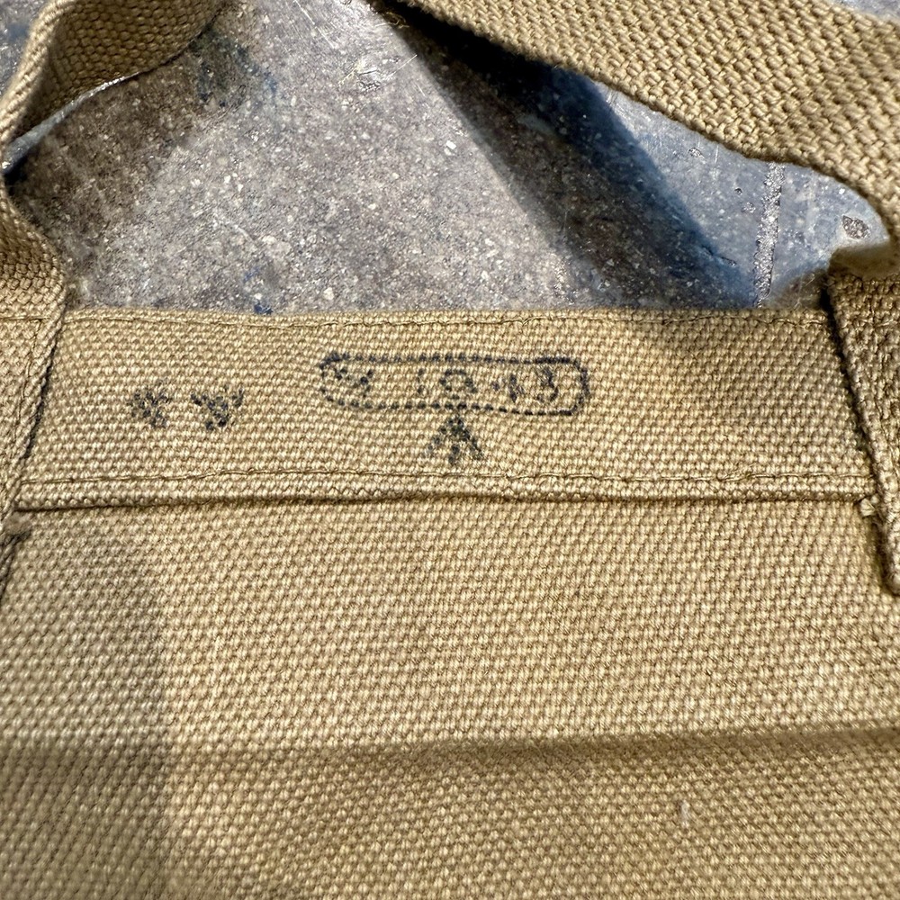 Original WWII British Web Gear Main Backpack Bag Dated 1943