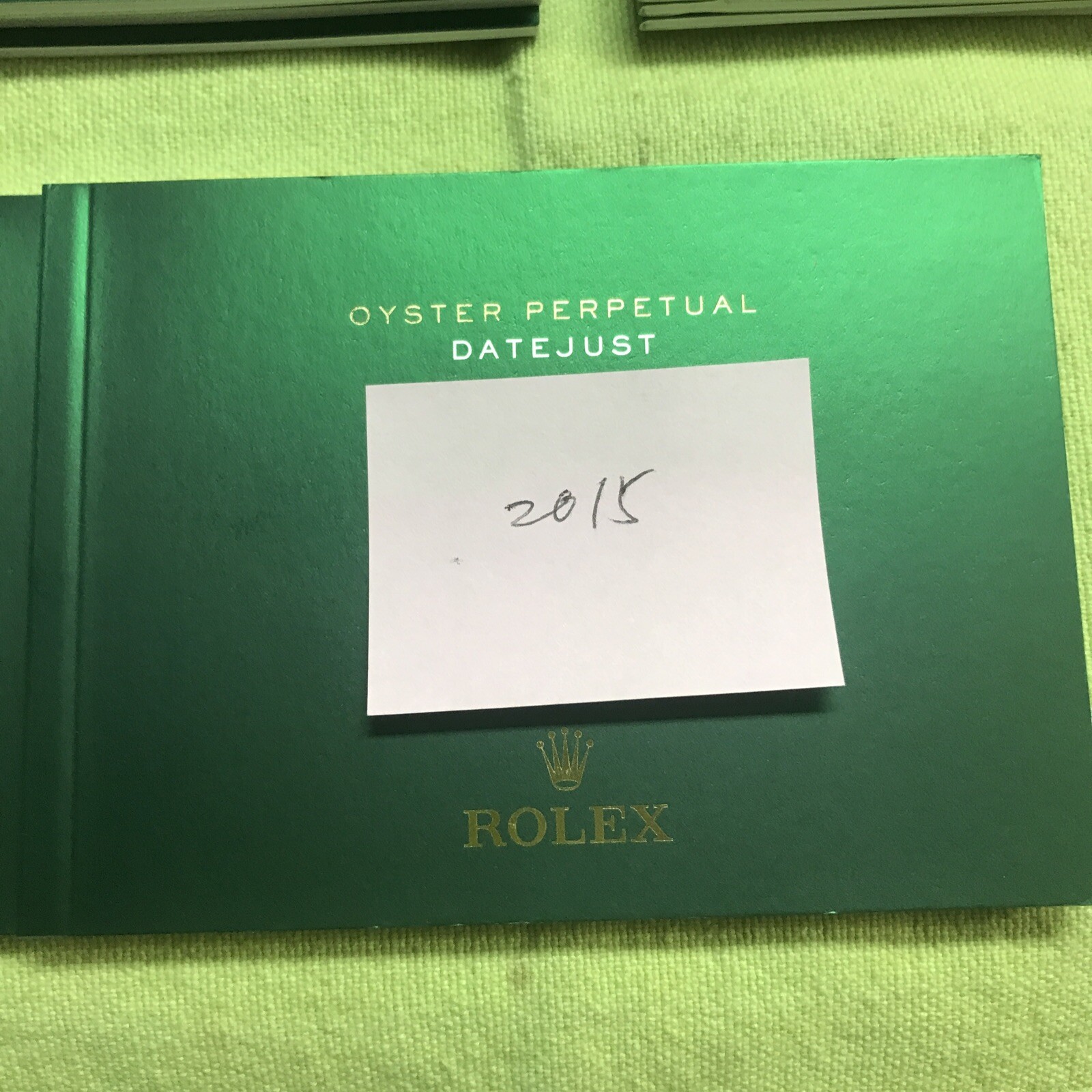Rolex 2015-2018 New Style Date Just Booklets ;manual ; All English❗️choose Year