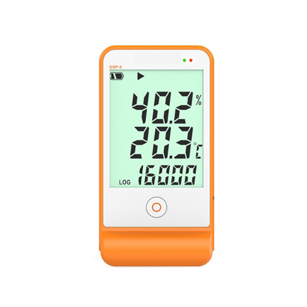 LED Digital Temperature Logger Temperature Hygrometer Data PDF Report Display