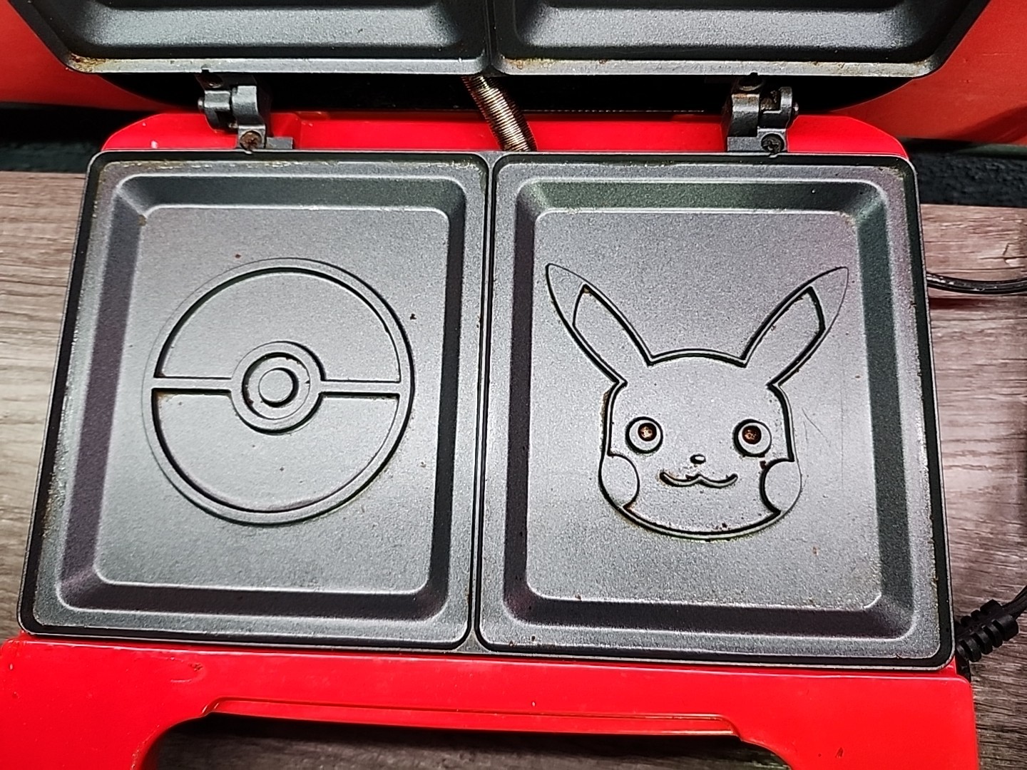 Pokemon 2 Grilled Cheese Maker Pikachu Poke Ball Square Used
