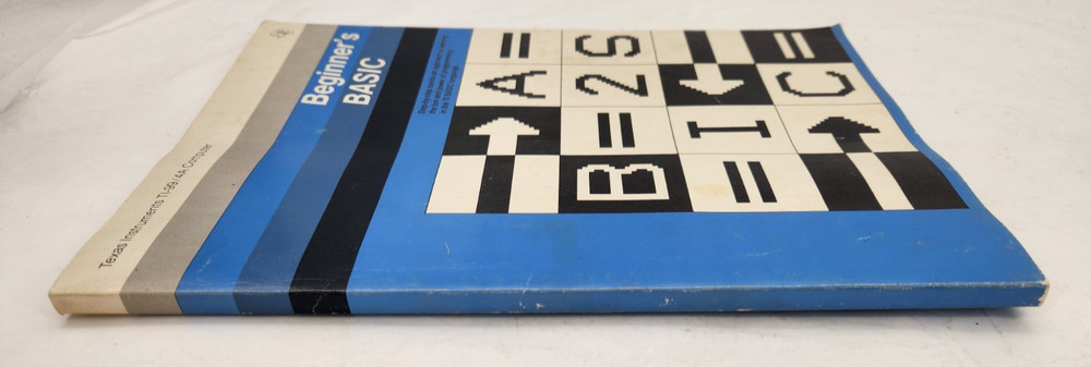 Vintage Texas Instruments TI-99/4A Computer Beginners Basic 1981 paperback Book